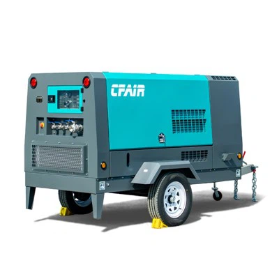 Comhbhrúiteoir aeir neomatach iniompartha